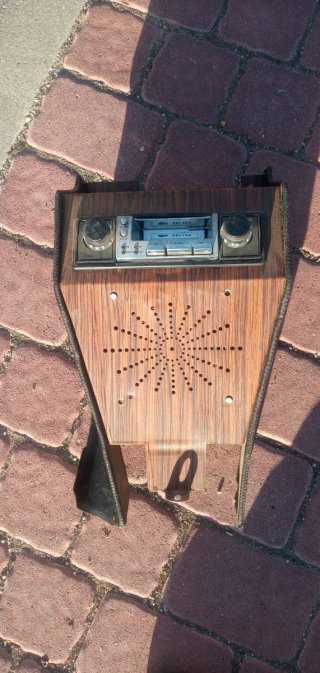 Mueble Radio Coche Madera Vintage
