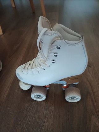 Patines artísticos blancos talla 34,5