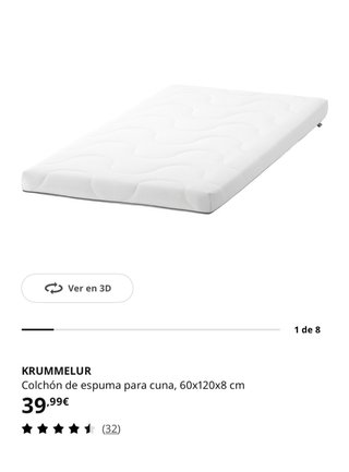 Cuna de madera Ikea Sniglar | PERFECTO ESTADO