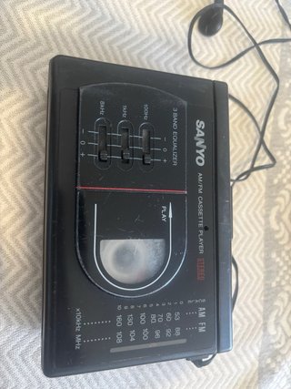 Reproductor Cassette Sanyo AM/FM