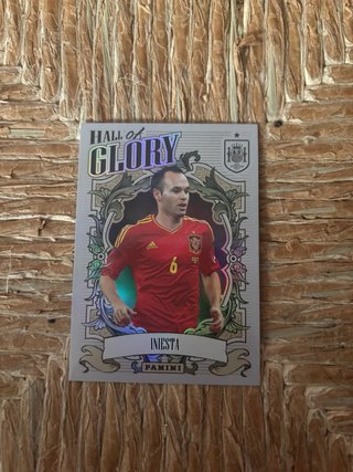 Cromo Panini Hall of Glory – Andrés Iniesta