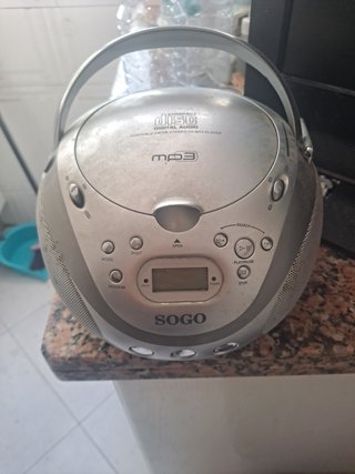 Radio CD MP3 Portátil Sogo