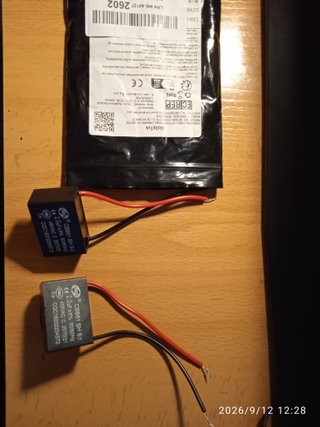 2 Condensadores CBB61 2.0uF 450VAC para ventilador