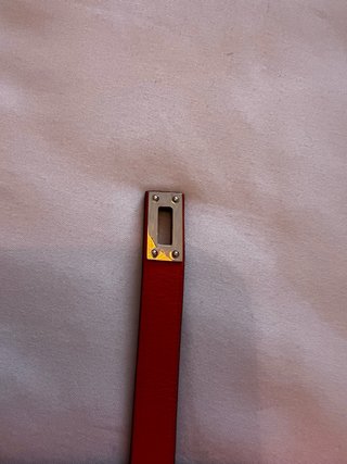 Pulsera Doble Vuelta Kelly Hermes Naranja