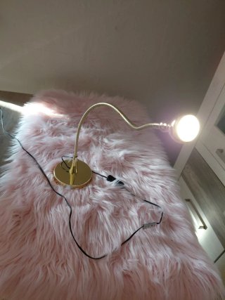 Lámpara Flexo LED IKEA JANSJÖ Dorada