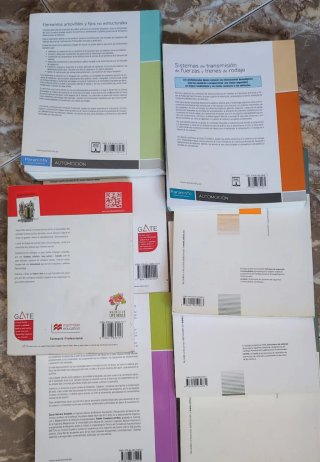 Libros de clase CFGM y CFGS Automoción