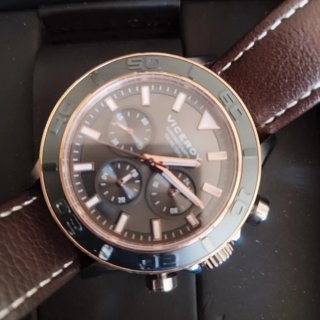 Reloj Viceroy Hombre Marrón y Plateado