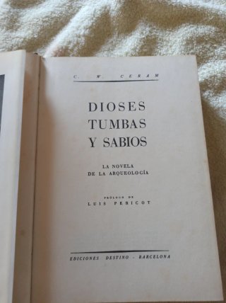 Dioses ,tumba y sabios primera edicion