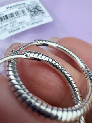 Orecchini Pandora Cerchio Argento 925