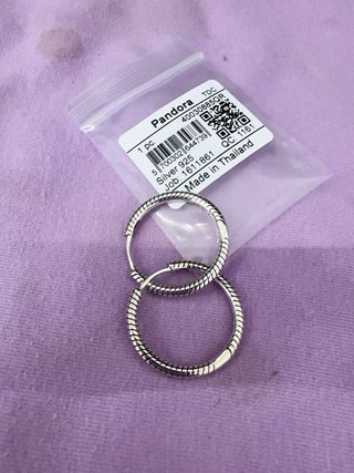 Orecchini Pandora Cerchio Argento 925