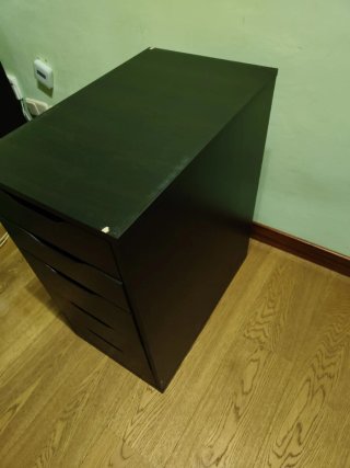 Cajoneras IKEA 5 cajones wengé