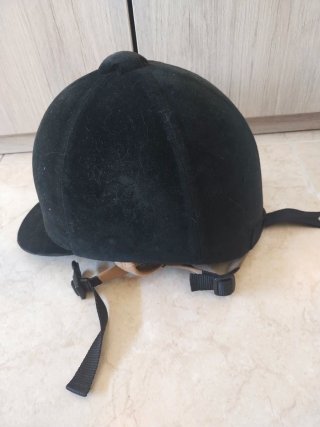 Casco de equitación negro - 57