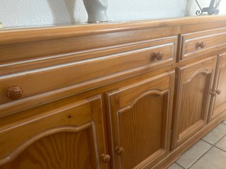 Mueble de salón completo madera