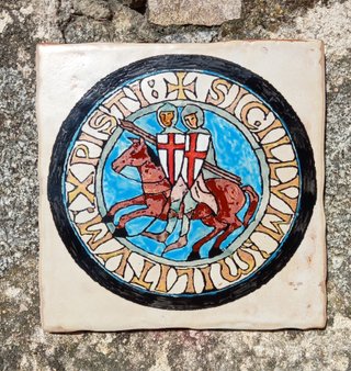Azulejo Sello Caballeros Templarios