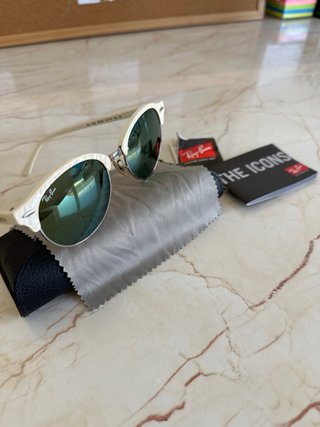 Gafas Ray-Ban Clubmaster Blancas- NUEVAS