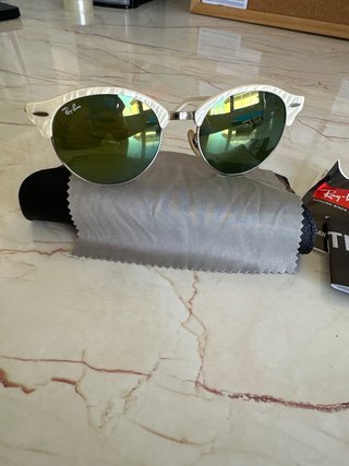 Gafas Ray-Ban Clubmaster Blancas- NUEVAS