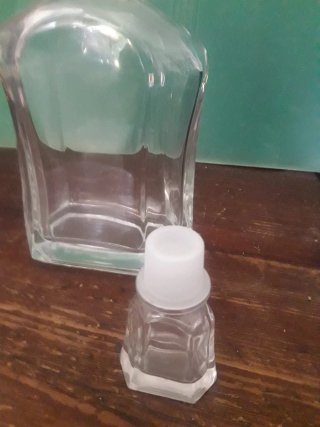Caraffa in vetro vintage