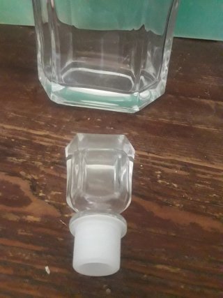 Caraffa in vetro vintage