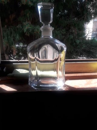 Caraffa in vetro vintage