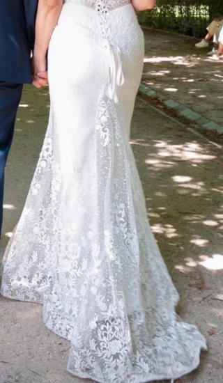 Vestido de Novia Sirena Encaje.