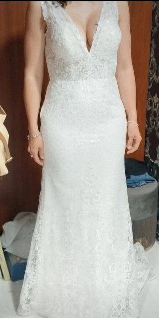 Vestido de Novia Sirena Encaje.