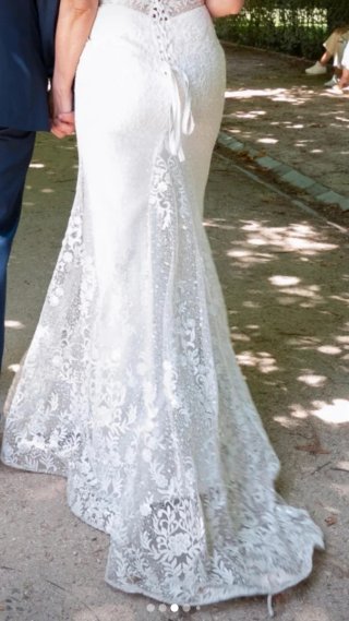Vestido de Novia Sirena Encaje.