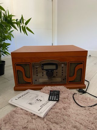 Tocadiscos Lauson CL123: CD, Radio, USB, SD
