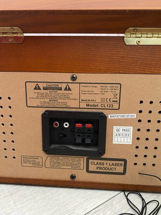 Tocadiscos Lauson CL123: CD, Radio, USB, SD