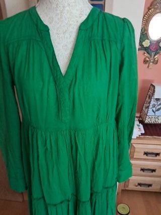 Vestido largo verde