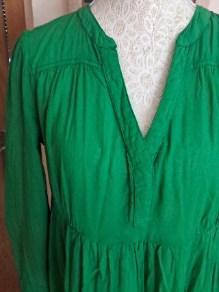 Vestido largo verde