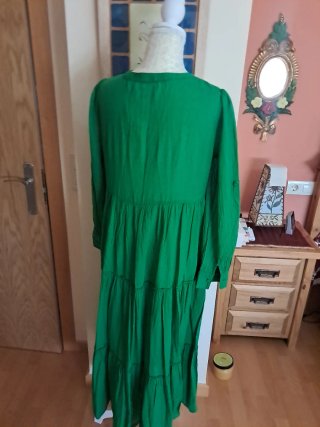 Vestido largo verde