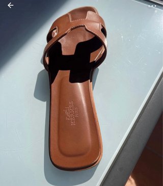 Sandalias Hermes Oran Marrones