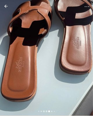 Sandalias Hermes Oran Marrones