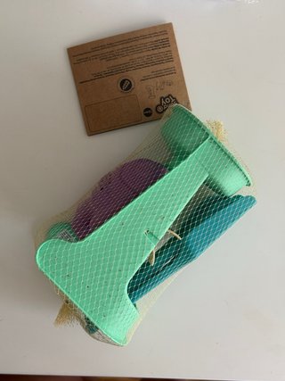 Juego molinillo de arena y agua con palas y molde
