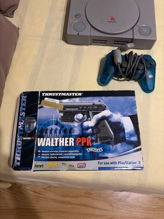 Consola PlayStation 1 + Mando Azul