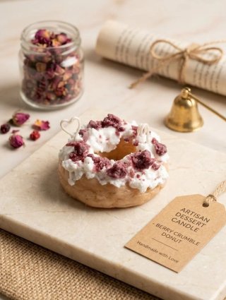 Vela Donut Berry Crumble Artesanal