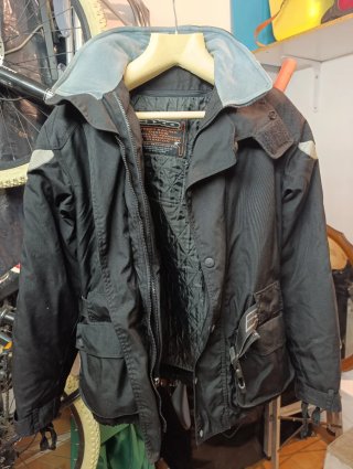 Chaqueta Moto Negra Adventure Touring