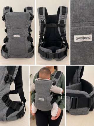 Mochila Portabebés Ergonómica Availand Gris