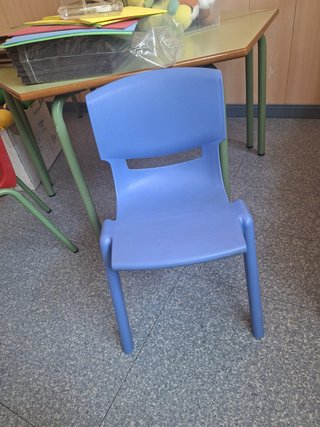 Silla infantil de plástico
