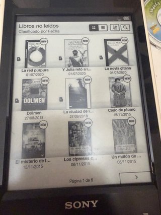 Lector de libros Sony PRS-T1