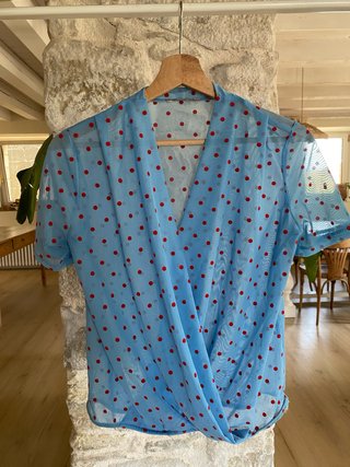 Top lunares zara