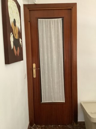 2Puerta doble de madera con cristal  + 6 madera