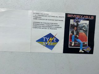 Beverly Hills Cop Spectrum Videojuego