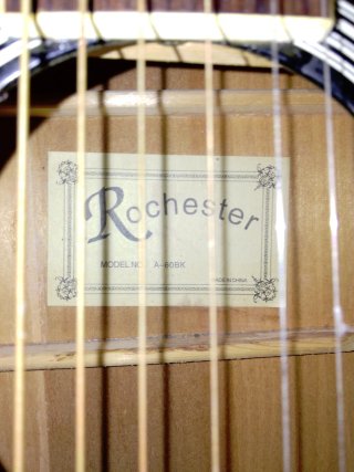 Guitarra Acústica Negra