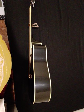 Guitarra Acústica Negra
