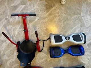 Patinete eléctrico y Hoverboard
