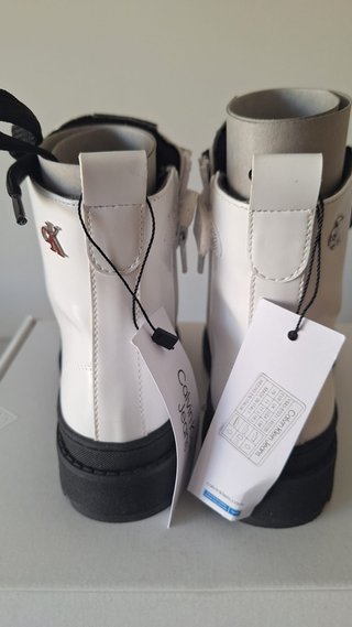 Stivaletti Calvin Klein Jeans bianchi n. 29