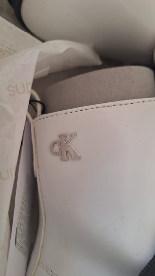 Stivaletti Calvin Klein Jeans bianchi n. 29