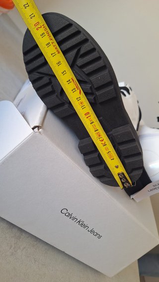 Stivaletti Calvin Klein Jeans bianchi n. 29