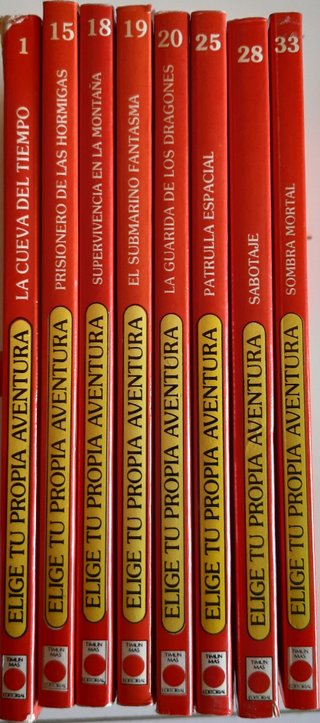 Lote de 8 libros "Elige tu propia aventura"